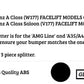 Mercedes A Class W177 AMG Front Splitter 2023-2024 ABS Gloss Black