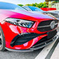 Mercedes A Class W177 AMG Front Splitter 2023-2024 ABS Gloss Black