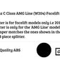 Mercedes C Class W204 AMG Front Splitter Kit 2011-2014 ABS Gloss Black