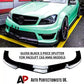 Mercedes C63 AMG W204 Facelift Front Splitter 11-14 ABS Gloss Black