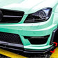 Mercedes C63 AMG W204 Facelift Front Splitter 11-14 ABS Gloss Black