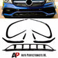 Mercedes CLA W117 AMG Front Splitter Fins 2016-2019 ABS Gloss Black