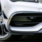 Mercedes CLA W117 AMG Front Splitter Fins 2016-2019 ABS Gloss Black