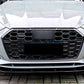 Audi A5 S5 B9.5 S Line Front Splitter Kit 2021-2024 ABS Gloss Black