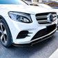 Mercedes GLC X253 C253 Front Splitter Kit 2015-2018 ABS Gloss Black