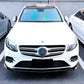Mercedes GLC X253 C253 Front Splitter Kit 2015-2018 ABS Gloss Black