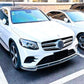 Mercedes GLC X253 C253 Front Splitter Kit 2015-2018 ABS Gloss Black