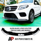 Mercedes GLE W166 C292 Front Splitter Kit 2015-2018 ABS Gloss Black