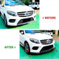 Mercedes GLE W166 C292 Front Splitter Kit 2015-2018 ABS Gloss Black