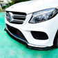 Mercedes GLE W166 C292 Front Splitter Kit 2015-2018 ABS Gloss Black