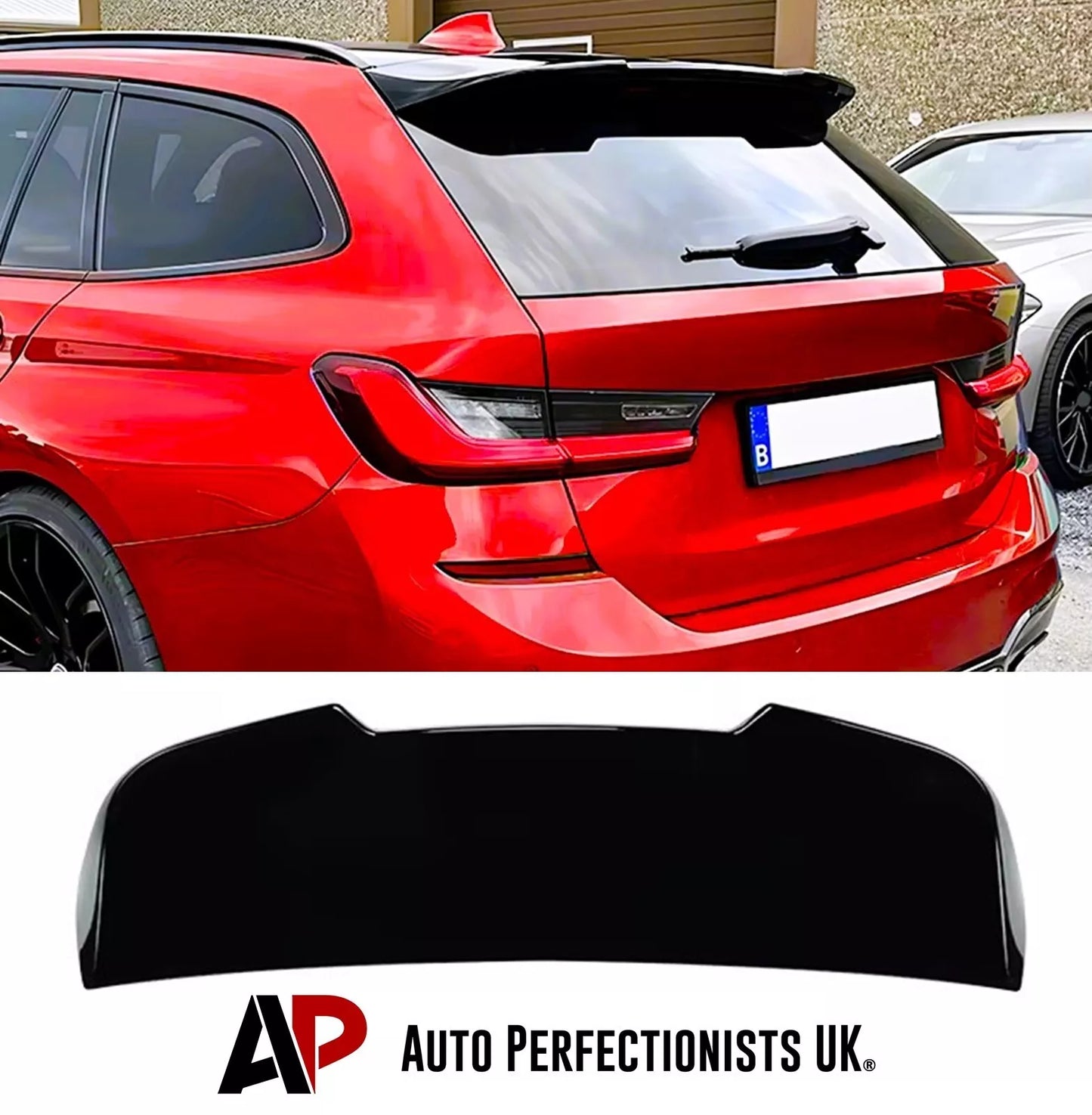 BMW 3 Series G21 Estate Rear Roof Spoiler Kit ABS Gloss Black