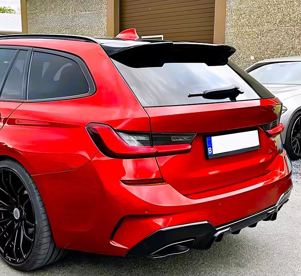 BMW 3 Series G21 Estate Rear Roof Spoiler Kit ABS Gloss Black
