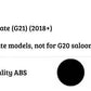 BMW 3 Series G21 Estate Rear Roof Spoiler Kit ABS Gloss Black
