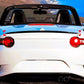 Mazda MX5 Rear Boot Spoiler Lip Wing Kit 2015-2024 ABS Gloss Black