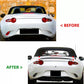 Mazda MX5 Rear Boot Spoiler Lip Wing Kit 2015-2024 ABS Gloss Black