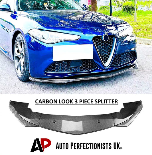 Alfa Romeo Giulia 952 ABS Carbon Fibre Front Splitter Kit 2015-2024