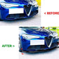 Alfa Romeo Giulia 952 ABS Carbon Fibre Front Splitter Kit 2015-2024