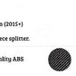 Alfa Romeo Giulia 952 ABS Carbon Fibre Front Splitter Kit 2015-2024