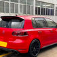 VW Golf MK6 GTD GTI R20 Rear Boot Spoiler 2008-2013 ABS Carbon Fibre