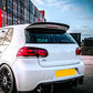 VW Golf MK6 GTD GTI R20 Rear Boot Spoiler 2008-2013 ABS Carbon Fibre