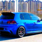 VW Golf MK6 GTD GTI R20 Rear Boot Spoiler 2008-2013 ABS Carbon Fibre