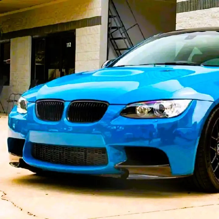 BMW M3 E90 E92 E93 Bumper Splitters 2008-2013 ABS Carbon Fibre Front