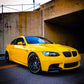 BMW M3 E90 E92 E93 Bumper Splitters 2008-2013 ABS Carbon Fibre Front