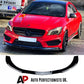Mercedes CLA Class W117 CLA45 Front Splitter 2013-2015 Gloss Black