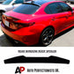 Alfa Romeo Giulia 952 Rear Roof Window Spoiler Lip ABS Gloss Black