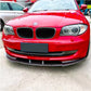 BMW 1 Series E82 E88 Front Splitter Spoiler Lip ABS Gloss Black