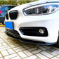 BMW 1 Series F20/21 LCI Front Splitter Spoiler Lip ABS Gloss Black