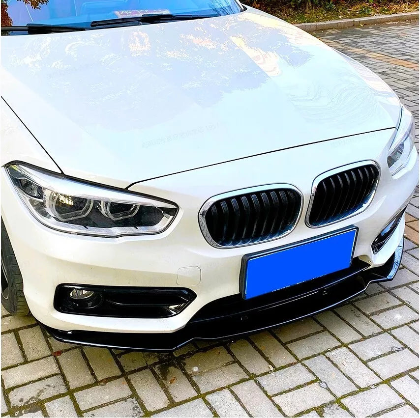 BMW 1 Series F20/21 LCI Front Splitter Spoiler Lip ABS Gloss Black