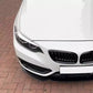 BMW 2 Series F22 F23 Front Splitter Spoiler Lip ABS Gloss Black
