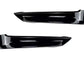 BMW 3 Series E90 E91 LCI Front Corner Splitters ABS Gloss Black