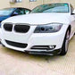 BMW 3 Series E90 E91 LCI Front Corner Splitters ABS Gloss Black