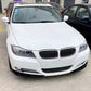BMW 3 Series E90 E91 LCI Front Corner Splitters ABS Gloss Black