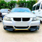 BMW 3 Series E90 E91 PRE-LCI Front Corner Splitters ABS Gloss Black