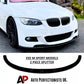 BMW 3 Series E92 E93 Front Splitter Spoiler M Sport ABS Gloss Black