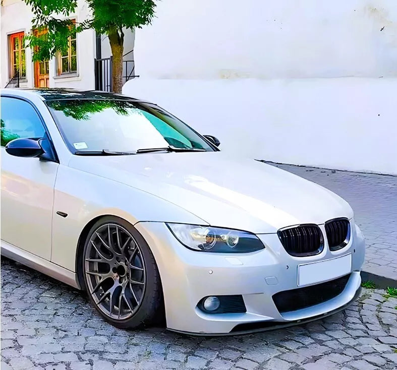 BMW 3 Series E92 E93 Front Splitter Spoiler M Sport ABS Gloss Black