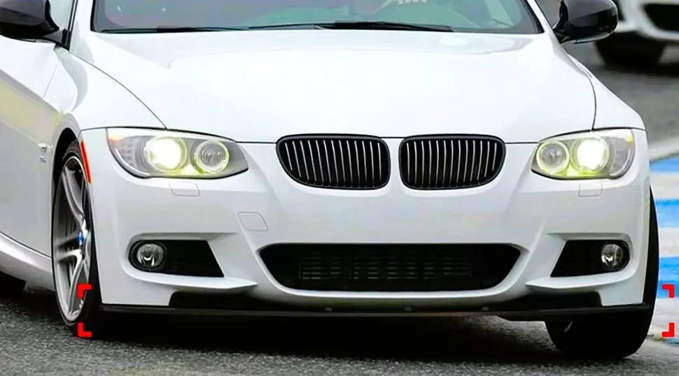 BMW 3 Series E92 E93 Front Splitter Spoiler M Sport ABS Gloss Black