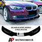 BMW 3 Series E92 E93 Front Splitter Spoiler Lip ABS Gloss Black