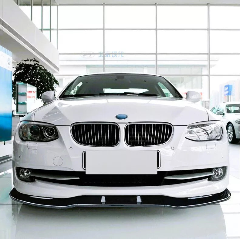 BMW 3 Series E92 E93 Front Splitter Spoiler Lip ABS Gloss Black
