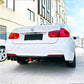 BMW 3 Series F30 F31 Rear Valance Diffuser Twin W/LED ABS Carbon Fibre