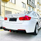 BMW 3 Series F30 F31 Rear Valance Diffuser Twin W/LED ABS Carbon Fibre