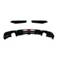 BMW 3 Series F30 F31 Rear Valance Diffuser Dual W/LED ABS Carbon Fibre