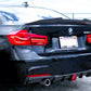 BMW 3 Series F30 F31 Rear Valance Diffuser Dual W/LED ABS Carbon Fibre