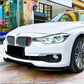BMW 3 Series F30 F31 Front Splitter M Sport 2011-2019 ABS Gloss Black