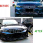 BMW 3 Series G20 G21 Front Splitter Spoiler 2022-2024 ABS Gloss Black