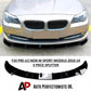 BMW 5 Series F10 F11 Front Splitter NON M Sport 10-14 ABS Gloss Black