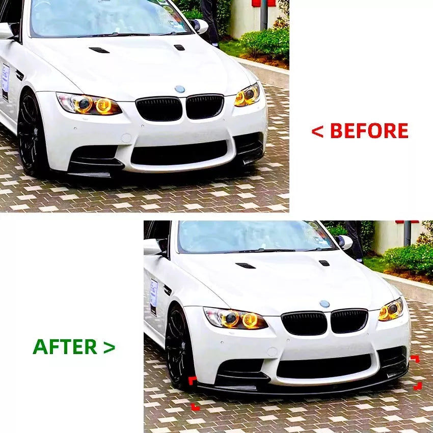 BMW M3 E90 E91 E92/93 Front Splitter Spoiler 07-13 ABS Carbon Fibre